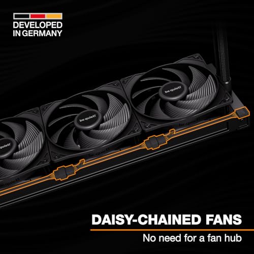 Image of be quiet! Pure Loop 3 360mm All-in-One Water Cooling for Overclocked AMD /Intel Systems, 3X Pure Wings 3 120mm PWM High-Speed Fans, High Static Pressure, Whisper-Quiet PWM Pump