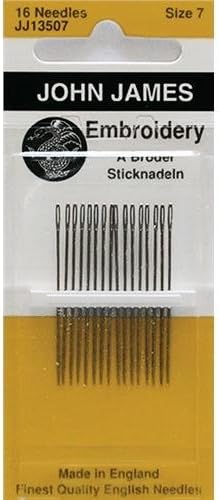 John James Embroidery Needles Size 7/16 JJ13507
