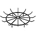 SteelFreak Wagon Wheel Firewood Grate for Fire Pit - Made in The USA (28 Inch)