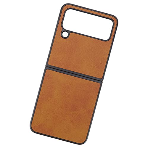 Skyddande fodral för Samsung Galaxy Z Flip 4, brun, vikbart, anti-fall