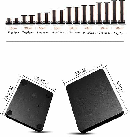 Supporti da pavimento universali per altoparlanti, design in legno per una migliore esperienza audio in sistemi home theater e surround