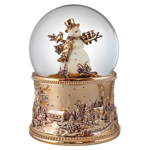 100MM Snowman Snow Globe by The San Francisco Music Box Cover