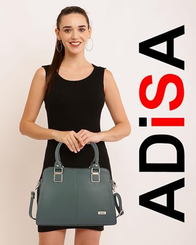Image of ADISA gold square handbag shoulder bag for women and girls with sling belt (AD4081)