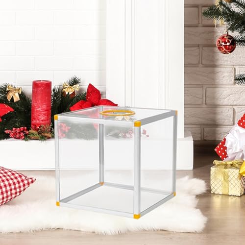 Boîte pour la collecte de fonds transparente en plexiglas rigide
