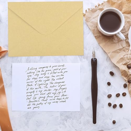 KINDOYO Briefumschläge - Kraftpapier Umschläge - Briefumschläge Aus Kraftpapier für Briefe Grußkarten Einladungskarten Geburtstagskarten Hochzeit Einladung Weihnachtskarten 125 x 175 mm 20 Stück Weiß