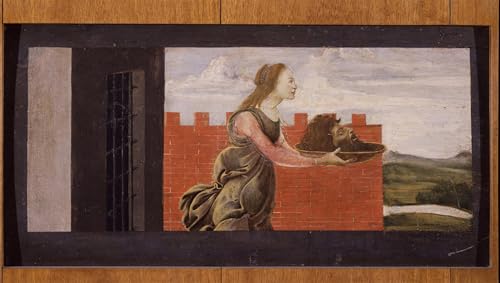 Impression d'affiches Botticelli Affiche Toile Tête de Saint Jean Baptiste Portrait 60x90