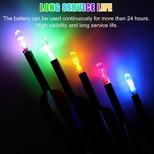 Hpx Lighted Nocks For Arrows - Lighted Nocks 6 Pack Lighted Archery Nocks With 0.300"/ 7.62Mm Inside Diameter For Archery Hunting (Colorful Pack Of 6) #TOP2