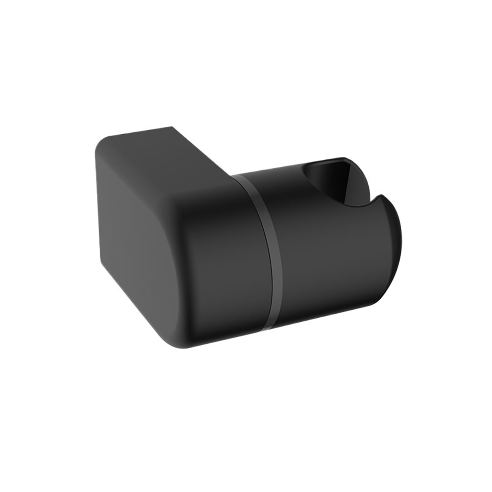 1pcs Rotatable Full Plating Shower Rail Holder(Black)