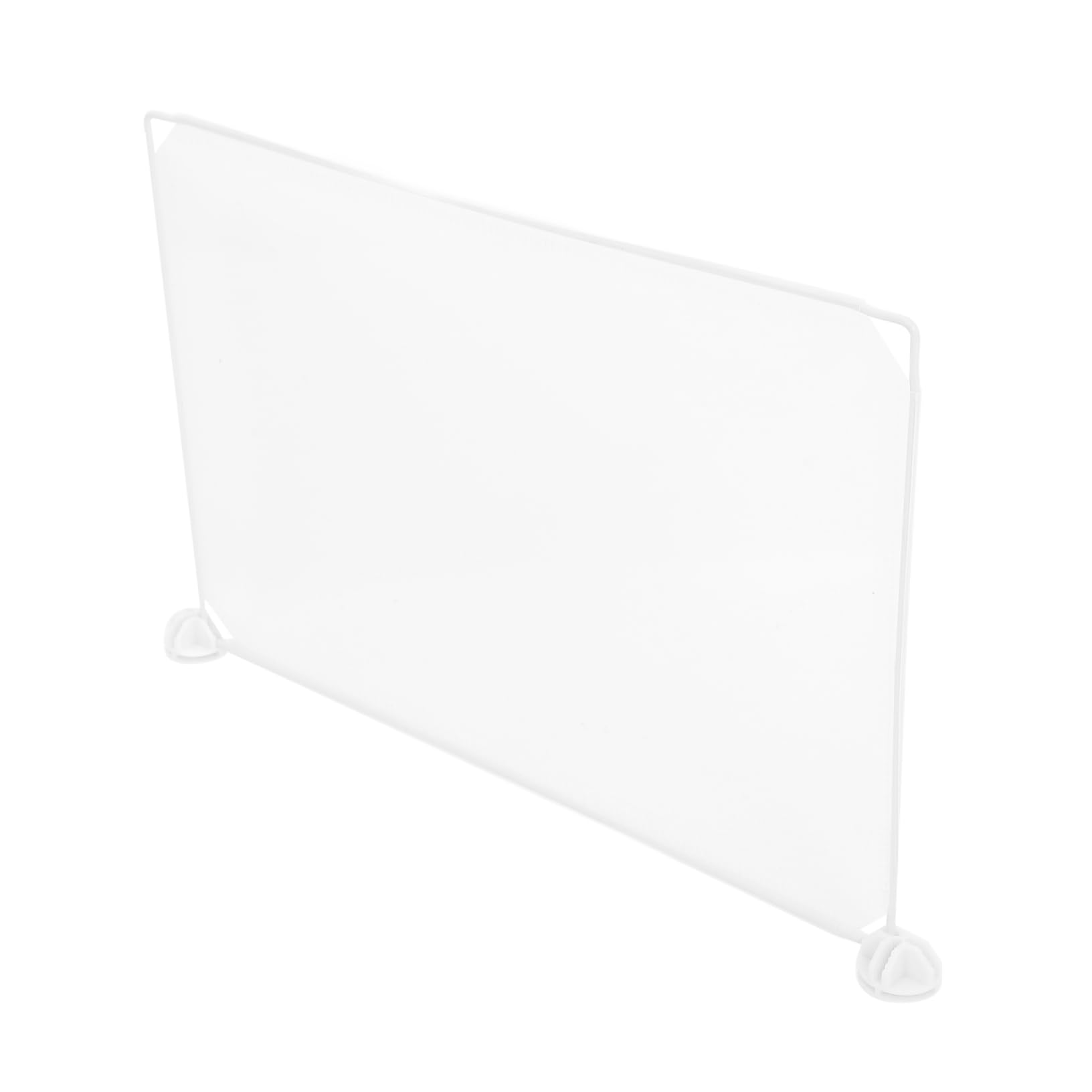 GRIRIW Plastic Sneeze Guard Desk Screen Privacy Divider School Desk Partition Sturdy Pp Material