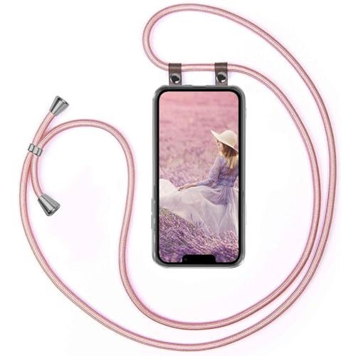 Coque iPhone 13 mini avec cordon pour éviter les chutes de mobile