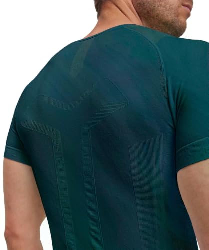 FALKE Herren Warm Round Neck Funktionsshirt Kurzarmshirt Funktionswäsche – Ansicht 6