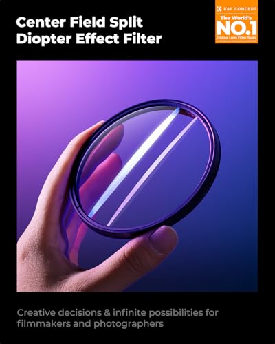 Image of K&F Concept 67mm Center Field Split Diopter Effect Filter Keeps The Focus, Multi-Layer Coated Subjects Center Opening Focus Filter for Camera Lens
