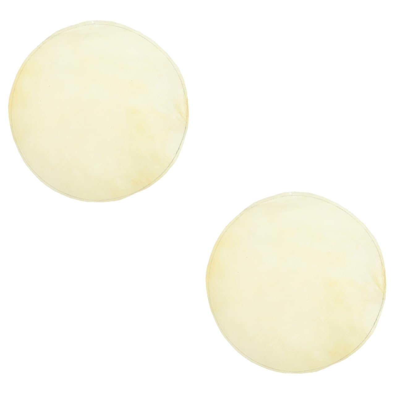 ifundom 2pcs Musical Instrument Parts Drum Leathers Drum Head Replacements Enhance Sound Sturdy and Impact-resistant