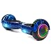 Felimoda 6.5" inch Hoverboard Electric Smart Self Balancing Scooter w/Built-in Wireless Speaker LED Wheels and Side Lights- UL2272 Certified