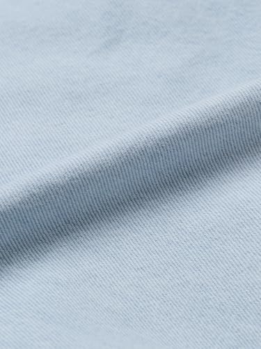 Jean jambe large coupe ajustée bleu clair pour sublimer la silhouette