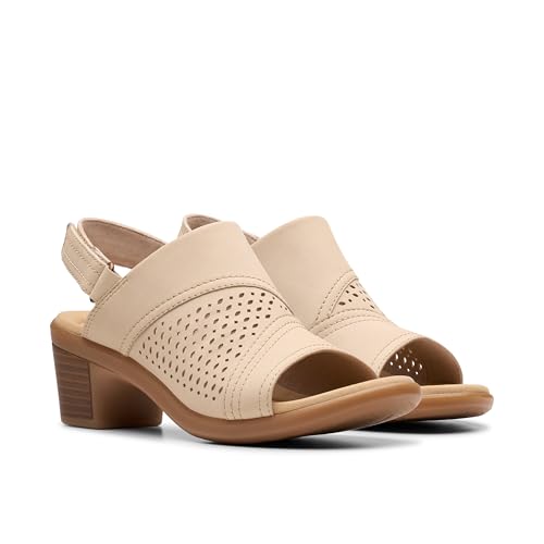 Image of Clarks Women's Emily2 Mist Heeled Sandal | Casual Sandals
