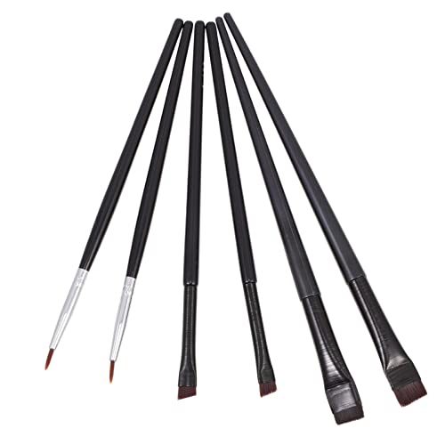DEARMAMY 6Piezas Pinceles De Maquillaje Para Ojos Incluye Pinceles De Ceja y Delineador De Ojos Herramienta Creativa De Maquillaje Para Maquillaje