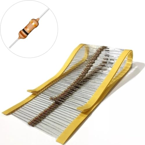 Resistor 1R -1/4W-5% Kit com 100 Unidades - Para Eletrônica