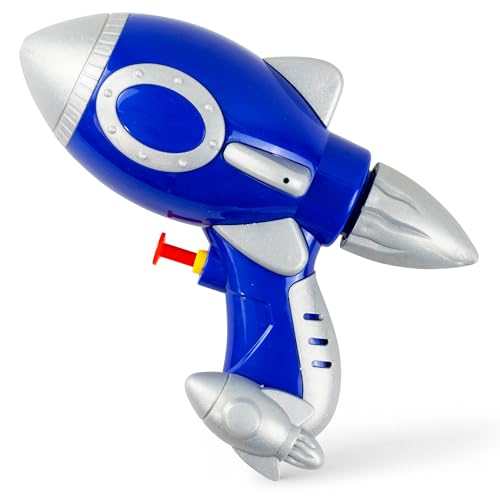 Tiger Tribe: Galaxy Water Blaster - Blue & Silver, Space-Themed Toy Squirt Gun, Long Range & Accuracy, Fun Outdoor Water Play for Active Kids Aged 4+