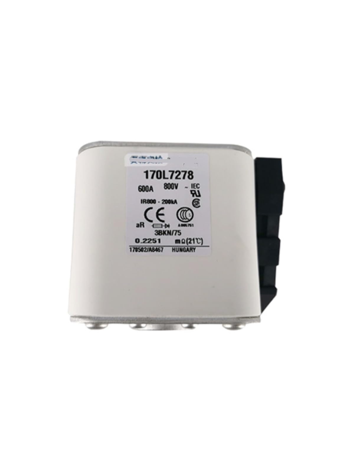 Fusible DC 170L7278 MYRRHE avec micro-interrupteur de coupure haute précision