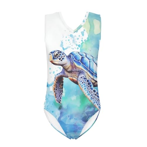 Image of Xhuibop One Piece Swimsuits for Girls Beachwear Bathing Suits 3-14
