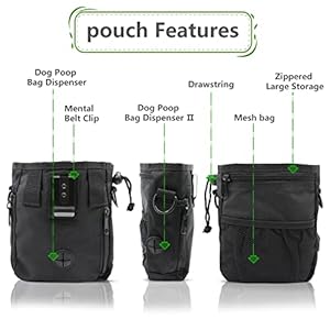 Dog-Treat-Pouch-Dog-Clicker-Training-Kit-Dog-Training-Treat-Pouch-Dog-Treat-Bag-with-Dog-Clicker-Built-in-Dog-Poop-Bag-Dispenser-Black - Cucciolini Doodles   Dog-Treat-Pouch-Dog-Clicker-Training-Kit-Dog-Training-Treat-Pouch-Dog-Treat-Bag-with-Dog-Clicker-Built-in-Dog-Poop-Bag-Dispenser-Black