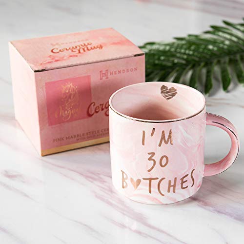 I'm 30 - Funny 30Th Birthday Gifts For Women - Best Turning Thirty Year Old Birthday Gifts Ideas For Women, Wife, Mom, Daughter, Sister, Aunt, Best Friends, Bff, Coworkers, Her - Ceramic Coffee Cup #TOP1