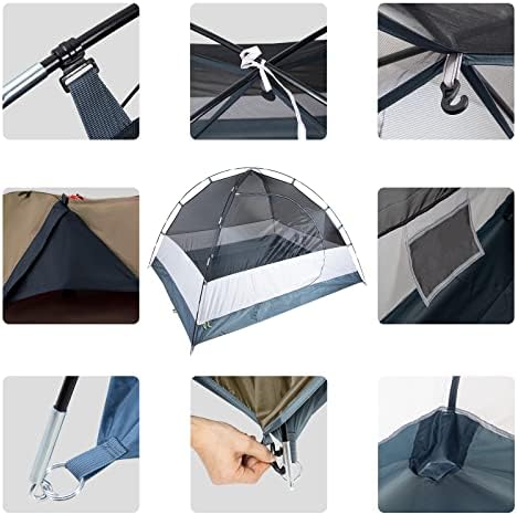 Night Cat 3 Person Tent Waterproof for 2 3 Man Camping with Porch Double Layer Tent for Camping Hiking