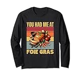 Retro Foie Gras Shirt Gourmet Humor for Foodies