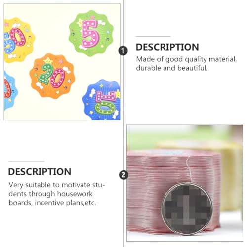 Pegatinas de recompensa infantiles en forma de flor para planes de incentivo 3