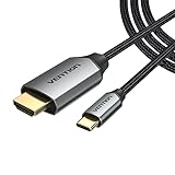 Diseño Resistente y Duradero: Conectores chapados en oro y carcasa de aluminio para una mejor disipación del calor, lo que garantiza una transmisión de datos segura y de alta velocidad libre de interferencias. El cable USB C a HDMI adopta un cable de cobre estañado, que puede reducir significativamente la pérdida de señal, tiene una mejor resistencia a la corrosión y resistencia a la oxidación, y extiende en gran medida la vida útil del cable.