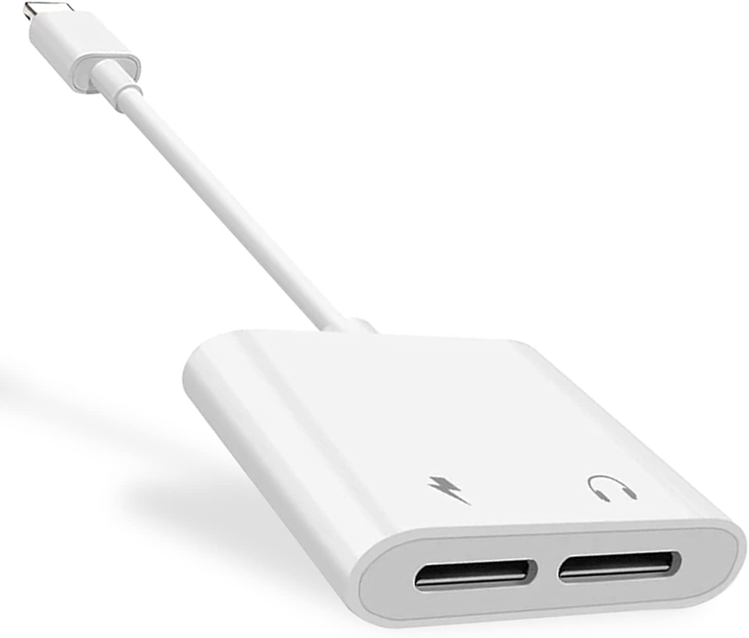 iPhone Kopfhörer Adapter und Laden 4 in 1 Doppelter Lightning Klinke