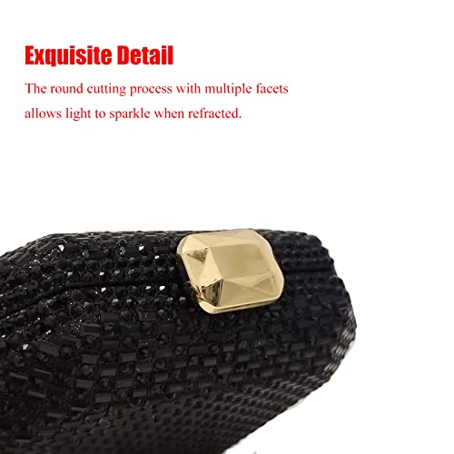 Cute Crystal Box Clutch Mini Rhinestone Handbags For Women Party Wedding Evening Bag - Image 4
