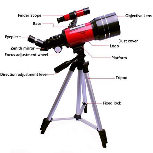 Telescopio Monocular Astronómico Portátil 70mm Apertura 300mm Focal miniatura 3