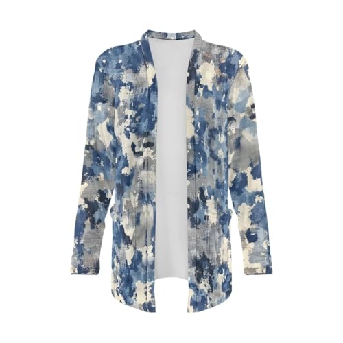 Image of Women's Lightweight Cardigans with Pockets Trendy Long Sleeve Open Front Cardigan Casual Tops Jackets Fall Oufits S-2XL