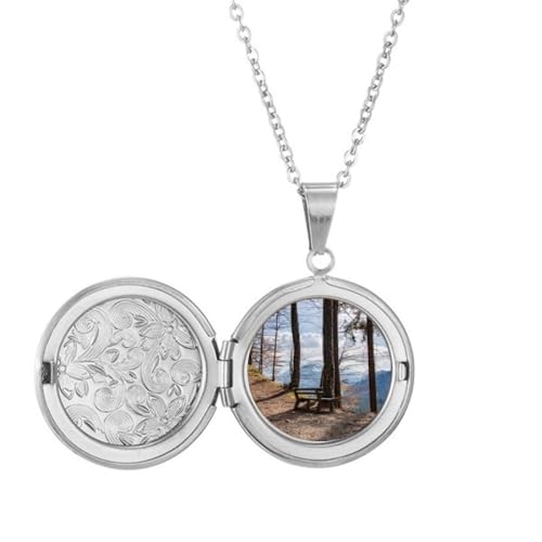 Collier avec médaillon Bench en acier durable résistant à l'eau
