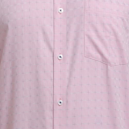 Image of Park Avenue Men's Full Sleeve Slim Fit Medium Green Formal Shirt