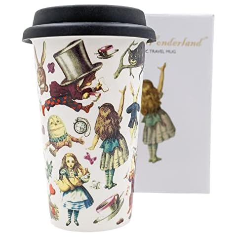 Tea Cups London Alice Travel Mug Cover
