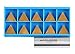 Accusize Industrial Tools Tpg321 Carbide Inserts Tin Coated 10 Pcs, 2127-1026x10