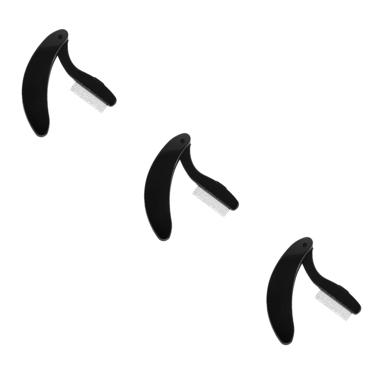 HAPINARY 3pcs Eyebrow Tweezers for Women Eyelash Comb Portable Eyelash Combs Eyebrow Separator Makeup Tools Set