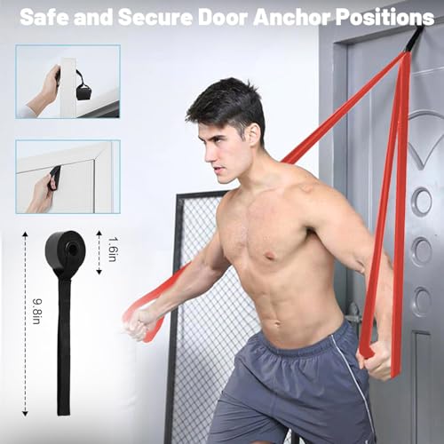 Image of Resistance Bands, Pull Up Assist Bands - Workout Bands, Eexercise Bands, Long Resistance Bands Set for Working Out, Fitness, Training, Physical Therapy for Men Women