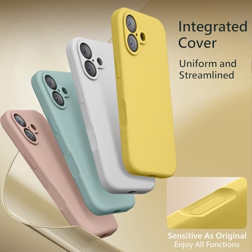 Image of FireNova Magnetic for iPhone 17 Case, Compatible with MagSafe, [Integrated Silicone Camera Control Button] [Camera Protection] Anti-Scratch Microfiber Lining Phone Case, 6.3 inch, Yellow