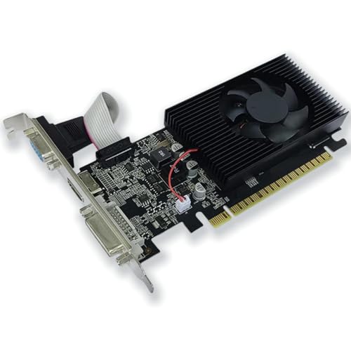 Image of XUANMO GT 730 Low Profile PC 4GB Graphics Card Gddr3 DDR3 Directx 11 128 Bit, VGA /DVI-D /HDMI, Pci E X16 2.0 X 16, Nvidia Video Card, Computer GPU