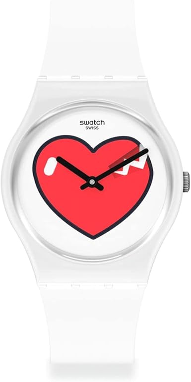 Montre Swatch Gent GW718 Love O'Clock édition spéciale Saint-Valentin :  Amazon.fr: Montres