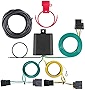 CURT 56333 Vehicle-Side Custom 4-Pin Trailer Wiring Harness, Select Chrysler Town and Country, Dodge Durango, Grand Caravan, Jeep Patriot , Black