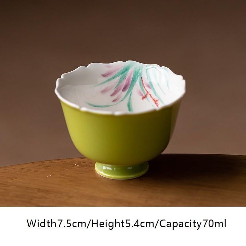Filiżanki Matcha Travel Coffee Filiżanka Ręcznie Malowana Mistrz Filiżanka Ceramiczna Pojedyncza Filiżanka Podszkliwa Lotteria Filiżanka do herbaty Zestaw do zaparzania herbaty Kubek