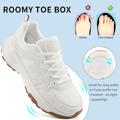 Ablanczoom Womens Sneakers Walking Shoes: Slip on Casual Comfortable Breathable Cushion Tennis Shoe Workout Gym Training Sneaker3