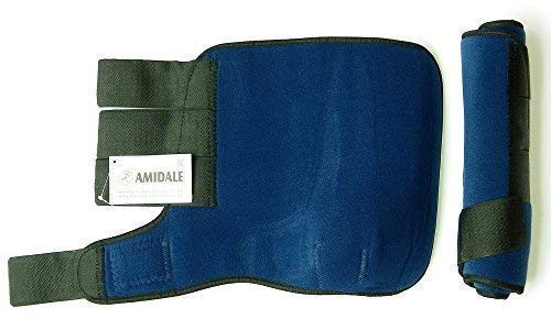 Amidale MEDICINE BRUSHING SUPPORT BOOTS HORSE EQUESTRIAN NEW 10 COLORS (FULL/LARGE, NAVY BLUE)