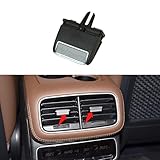Car AC Air Conditioning Vent Outlet Tab Clip Replacement for Mercedes Benz W167 GLE GLS 350 400 450 500 580 2020-2024 Front Rear Row AC Vent Adjustment Buckle Repair Kit 1pcs (Rear Row)
