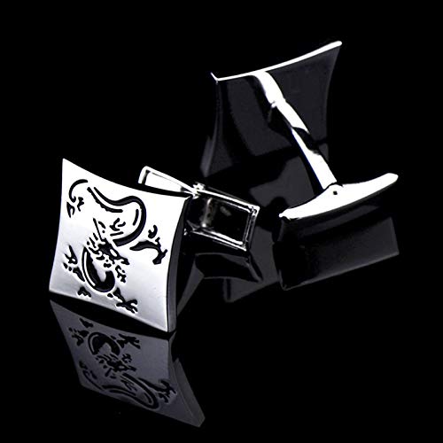 Mancuernillas de Cobre Daesar para Hombre diseño Dragón miniatura 4